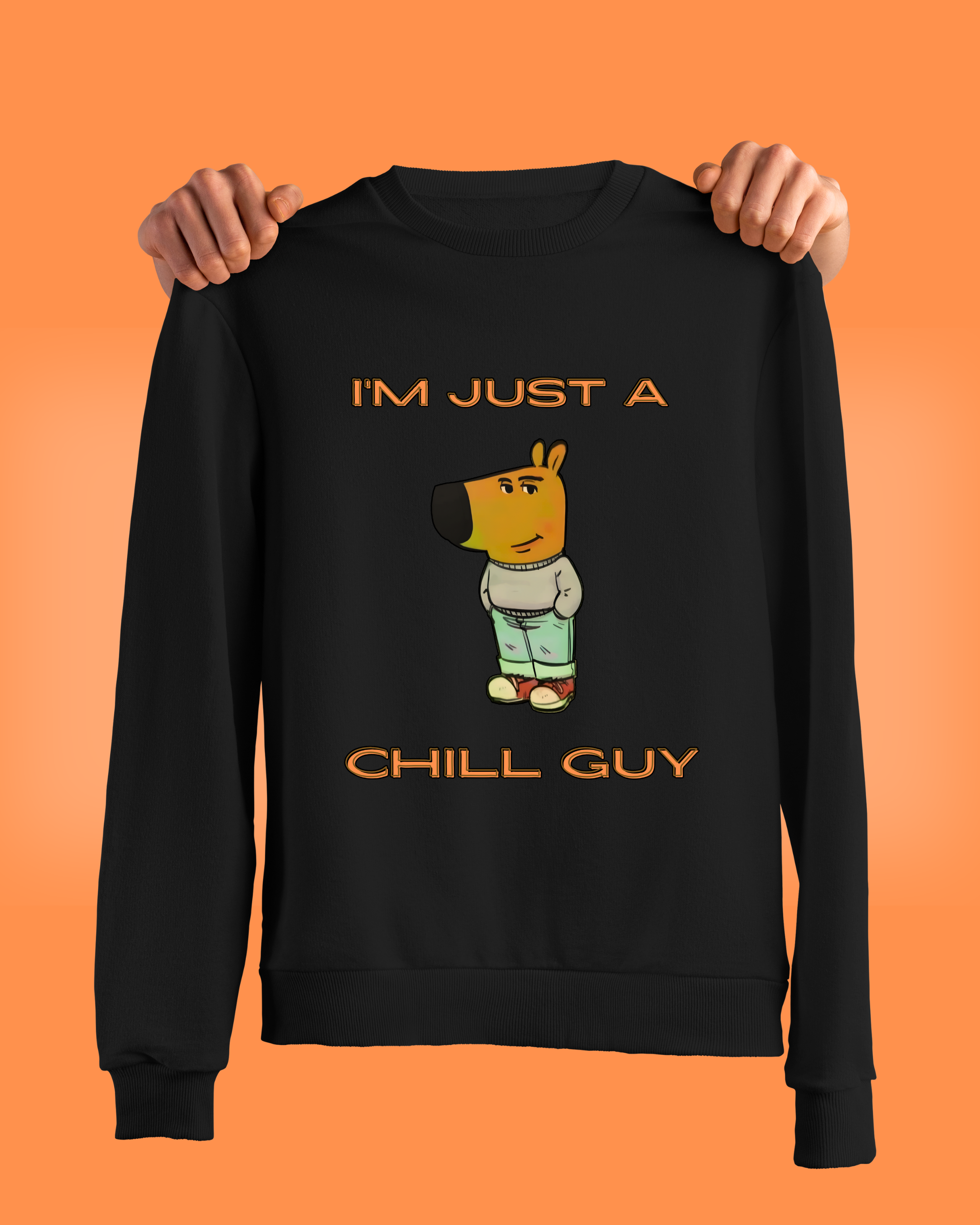 Chill Guy sweatshirt by TOR - Unisex