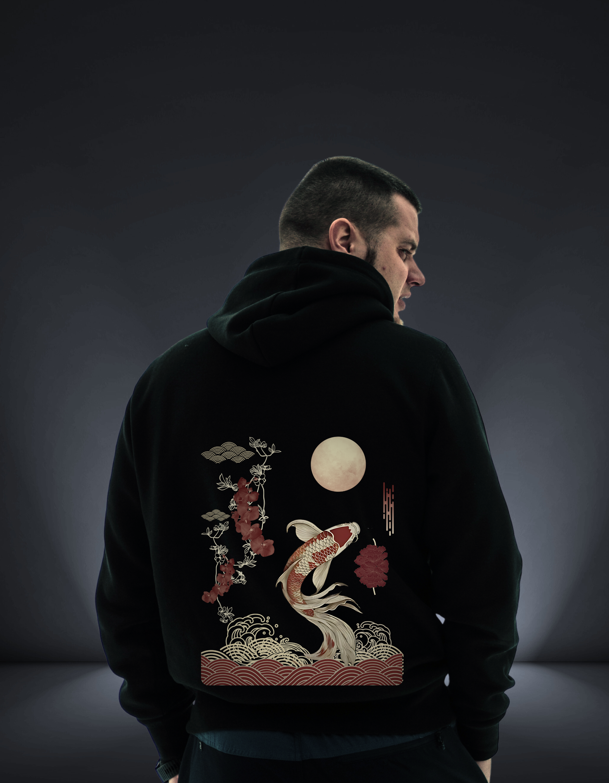 Mystic Koi Serenity Hoodie