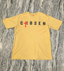 Faith Inspired - Chosen | Beige over sized T-shirt by Tor | Unisex